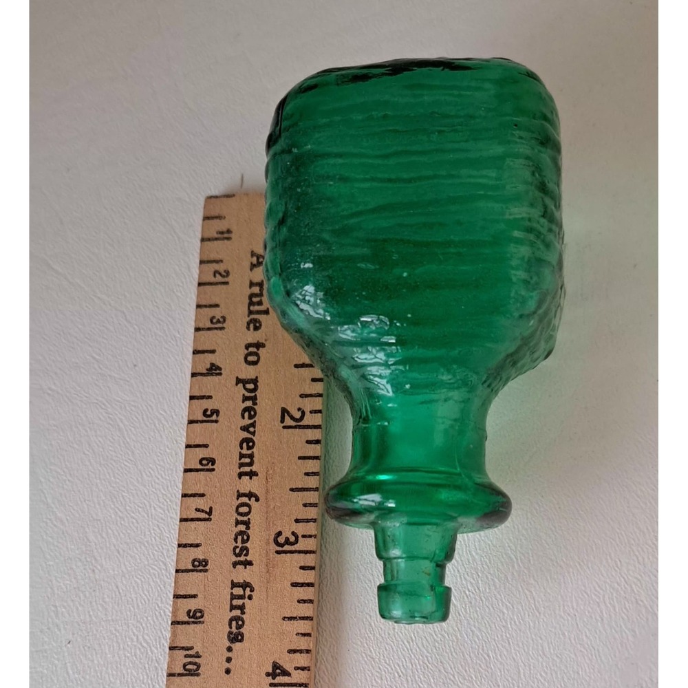 Vintage Green Glass Genie Bottle Stopper Only - Picture 5 of 7
